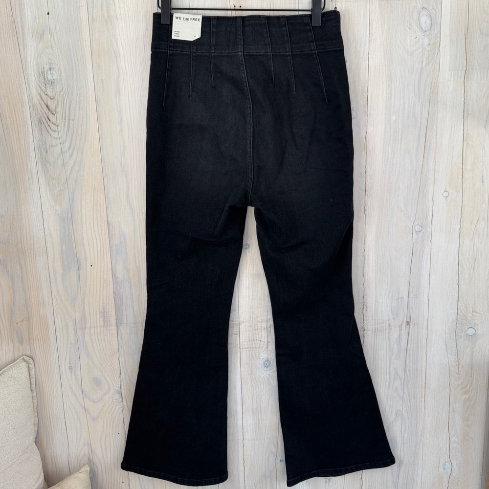 NWT Anthropologie Free People We The Free Jade Crop Flare Jeans Size 29 - Picture 2 of 9